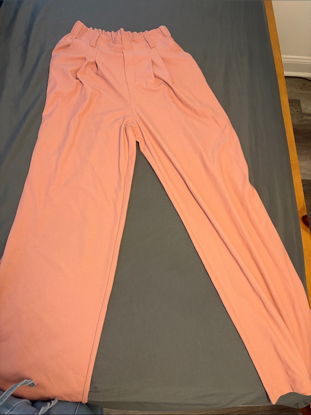 HALARA Blush Pink Wide-Leg Trousers